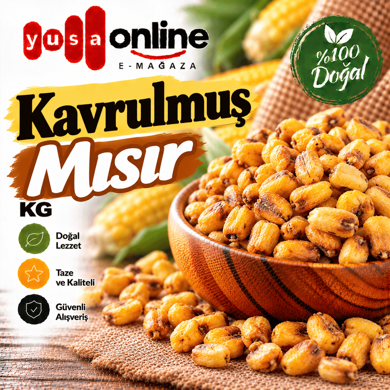 Kavrulmuş Mısır KG