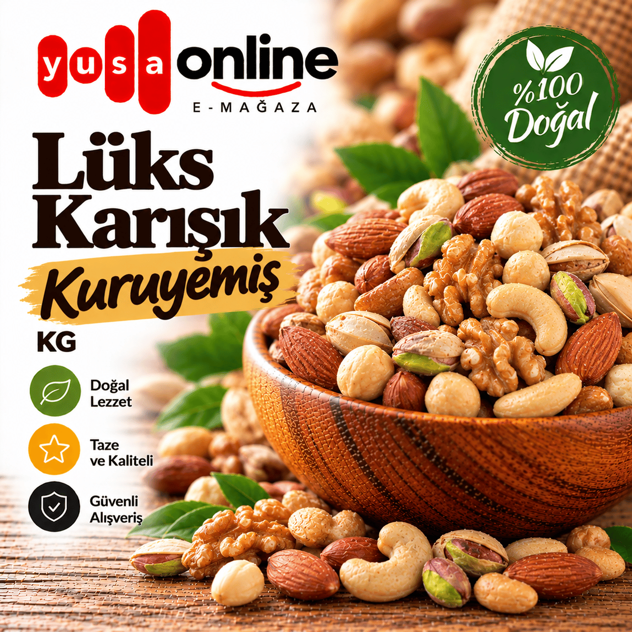 Lüks Karışık Kuruyemiş KG