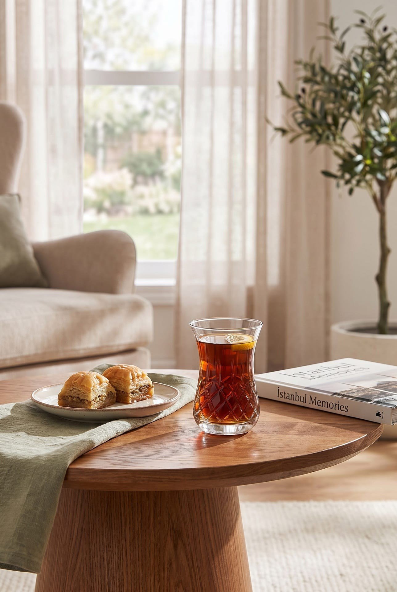 PAŞABAHÇE DİLİM ÇAY BARDAĞI