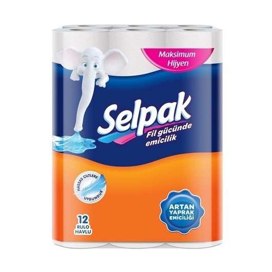 SELPAK HAVLU 12 RULO