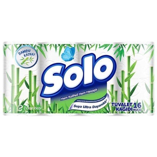 SOLO TUVALET KAĞIDI BAMBU 16 RULO