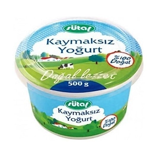 SÜTAŞ KAYMAKSIZ YOĞURT 500 GR