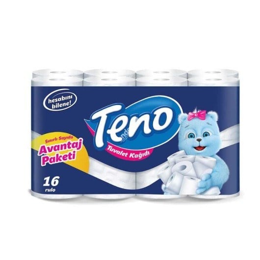 TENO ULTRA TUVALET KAĞIDI SADE 16 RULO