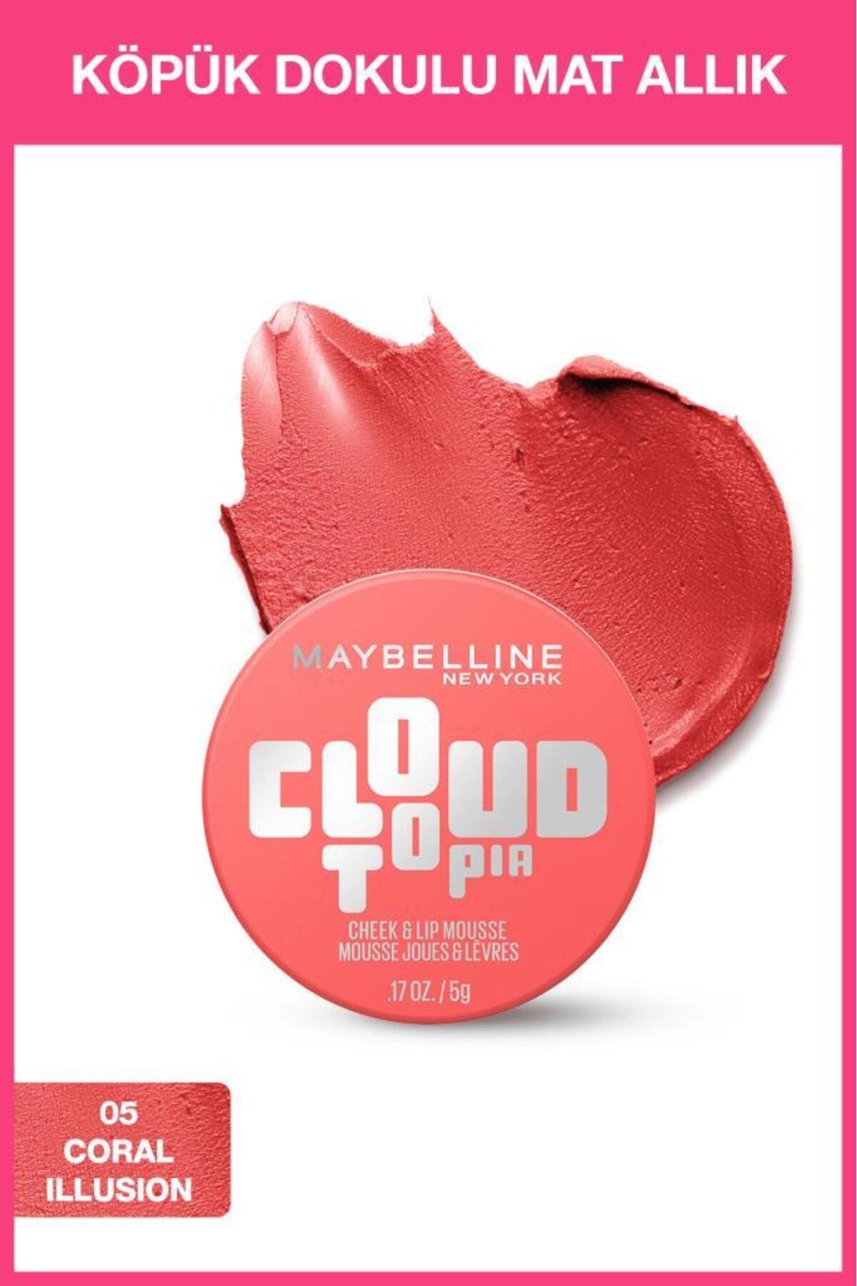 Cloudtopia Köpük Dokulu Mat Allık - 05 Coral Illusion