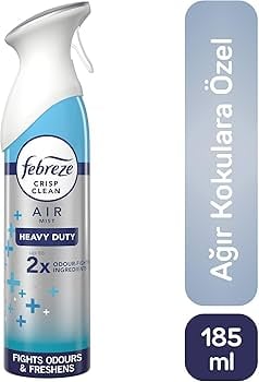 Febreze Hava Ferahlatıcı Sprey Oda Kokusu Ağır Kokular 185 ml