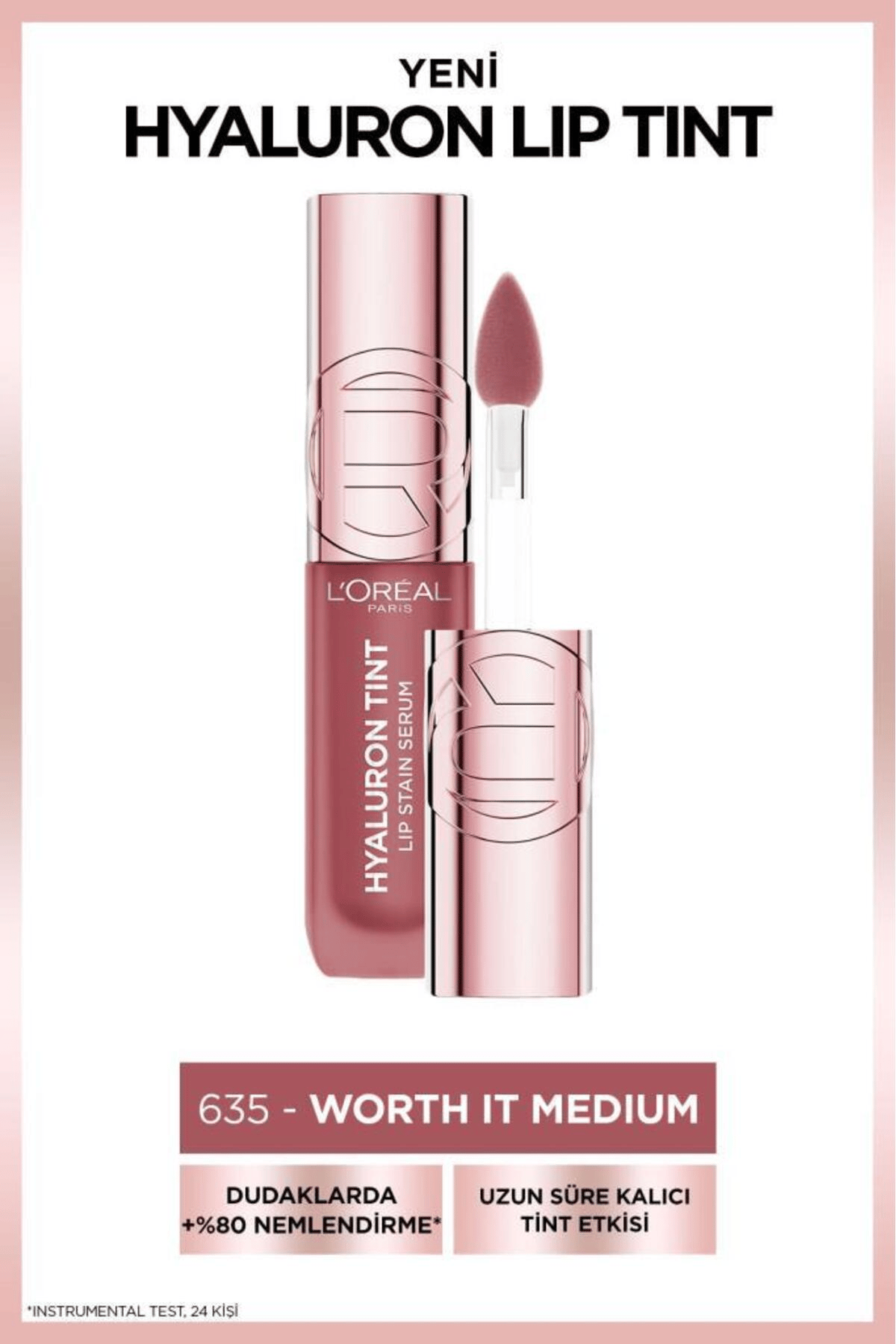 Hyaluron Lip Tint Dudak Parlatıcı - 635 Worth It Medium