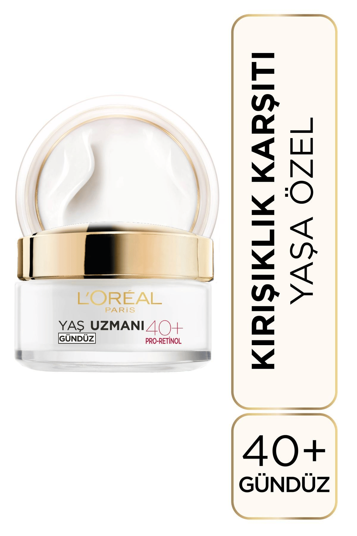L'Oréal Paris Yaş Uzmanı 40 + Kırışıklık Karşıtı Sıkılaştırıcı Krem 50 Ml