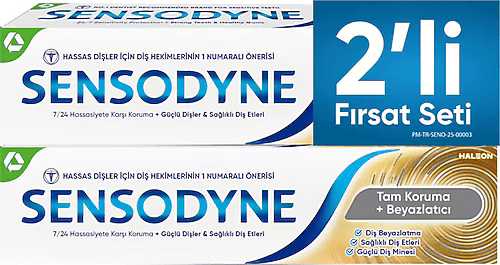 Sensodyne Diş Macunu Tam Koruma Beyazlatıcı 50 ML+50 ML