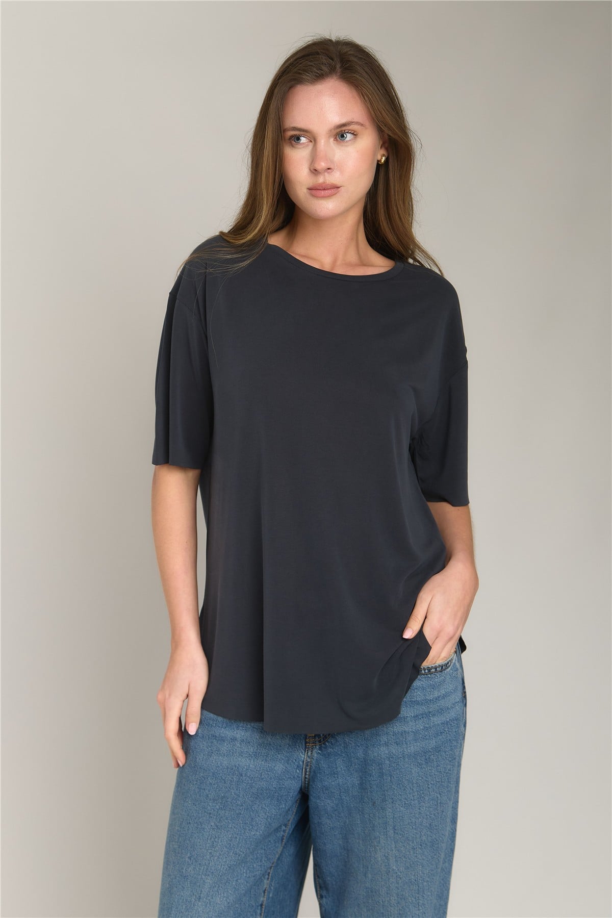 ADELE BASIC DİKİŞSİZ  TSHIRT