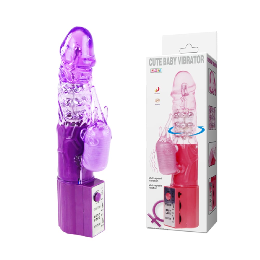 Güçlü Titreşimli Oynar Başlı Üst Düzey Teknolojik Vibratör Penis