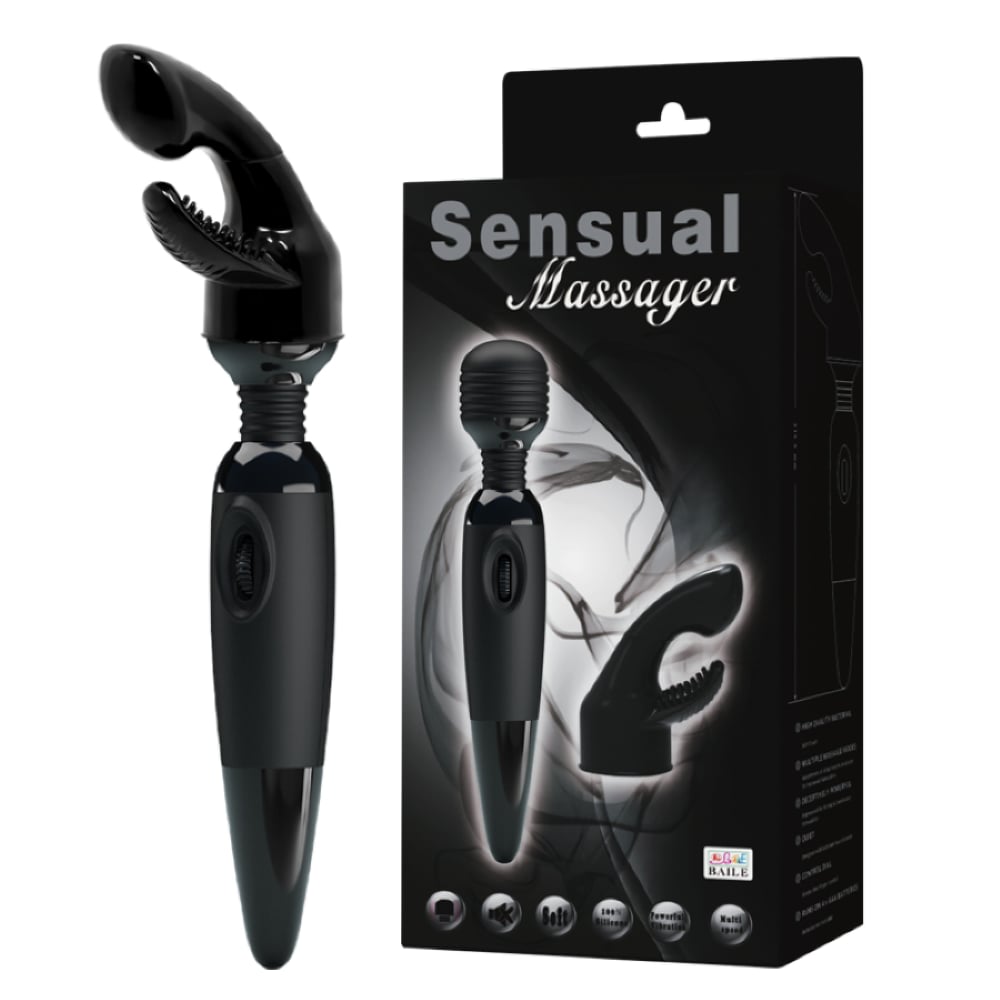 Wand XL Extra Başlıklı Titreşimli Masaj Vibratörü Mastürbatör