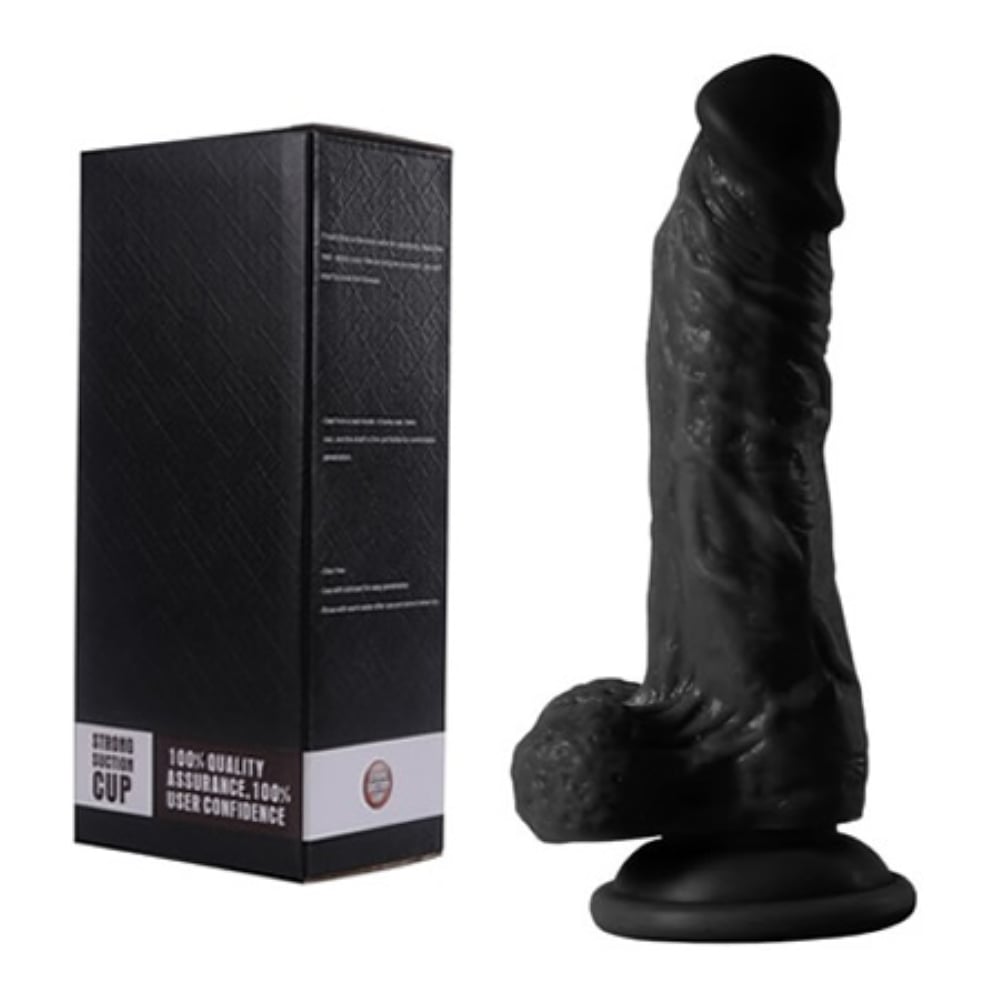 Troops 17 CM Vantuzlu Gerçekçi Realistik Zenci Dildo Anal Penis