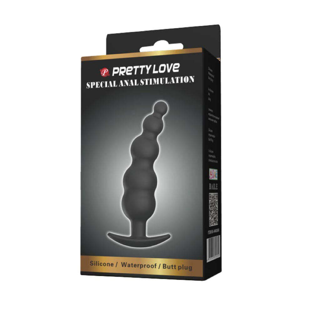 Prety 12 CM Zenci Anal Plug Anal Tıkaç Tıpa Stimülatör Anal Penis