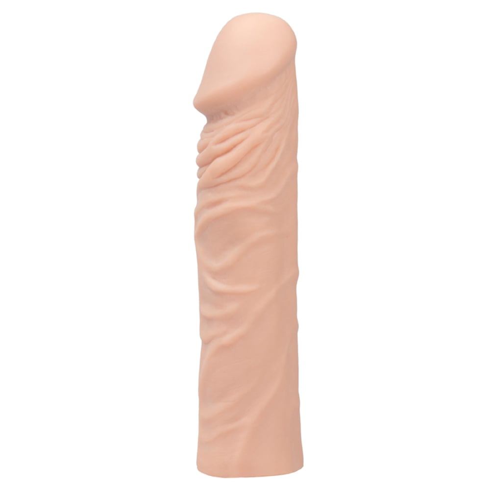 6 CM Dolgulu Realistik Uzatmalı Penis Kılıfı