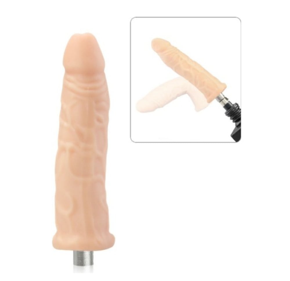 Otomatik Makinalara Özel 20CM Kıkırdaklı Bükülebilen Realistik Penis Dildo