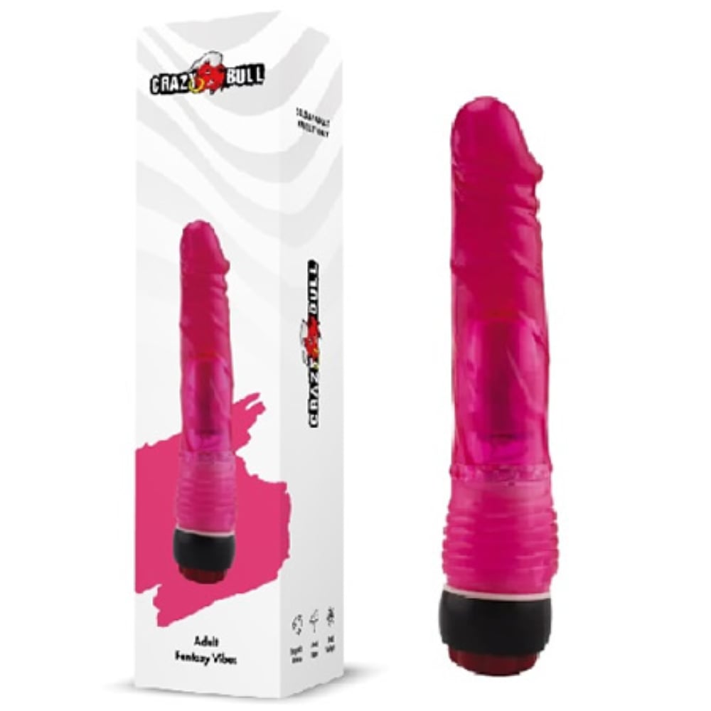Vibes Waves 18 CM Titreşimli Pembe Jel Vibratör