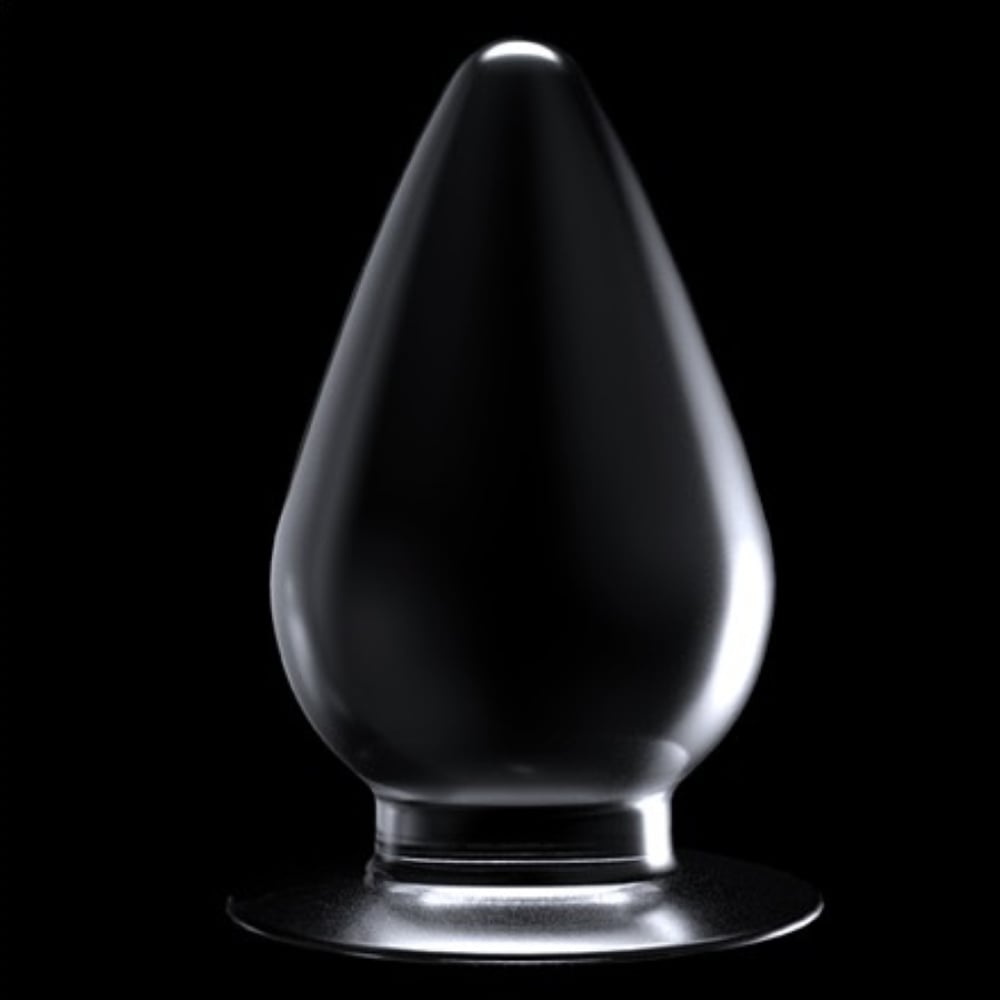 12 cm Vantuzlu Ultra Soft Anal Plug Şeffaf