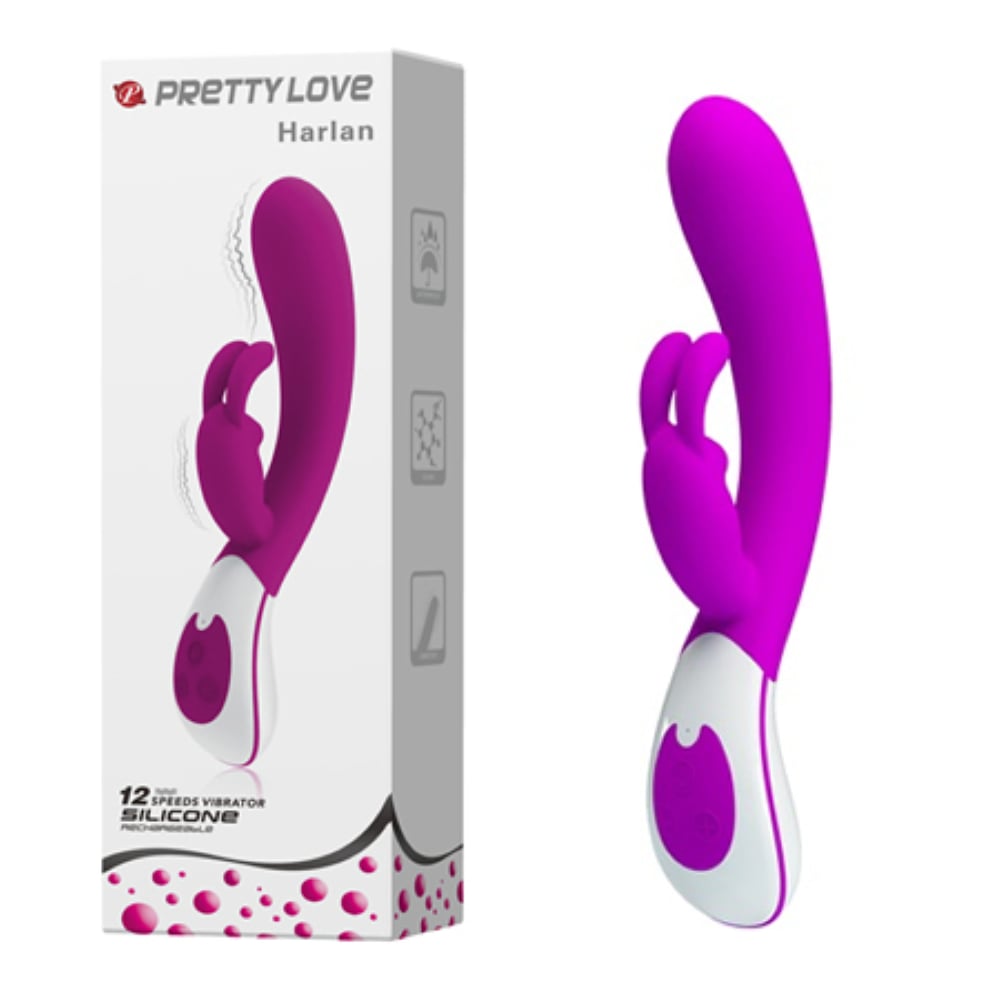 Harlan 22 CM USB Şarjlı 12 Hız Titreşimli Teknolojik Vibratör