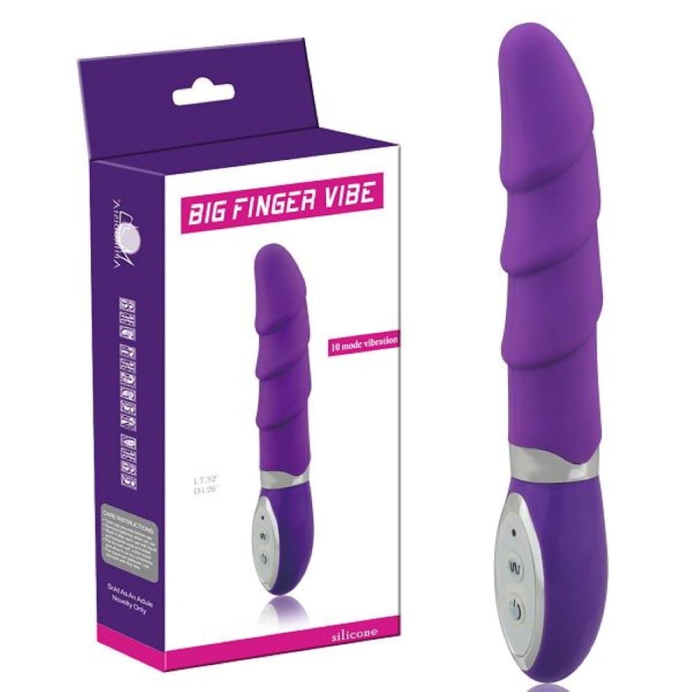 BIG FINGER VIBE 10 Farklı Titreşimli Lüks Teknolojik Vibratör