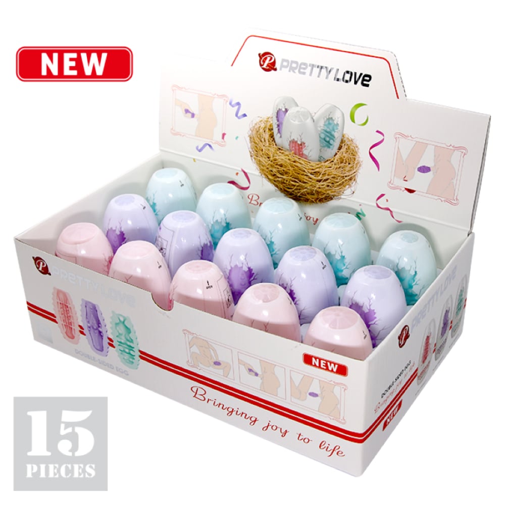 Double-Sided Egg İki Taraflı Yumurta Yeni Nesil Erkek Masturbatör