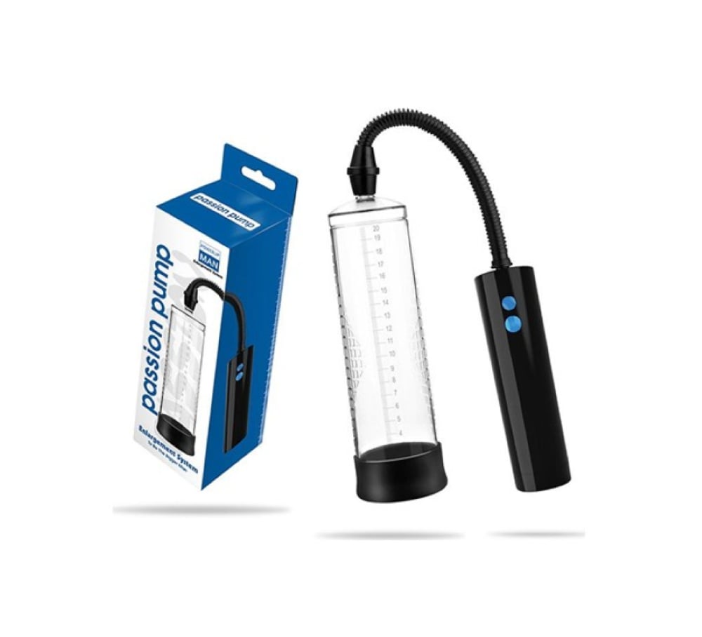 Passion Pump 22 cm USB Şarjlı Güçlü Emişli Penis Vakum Pompası