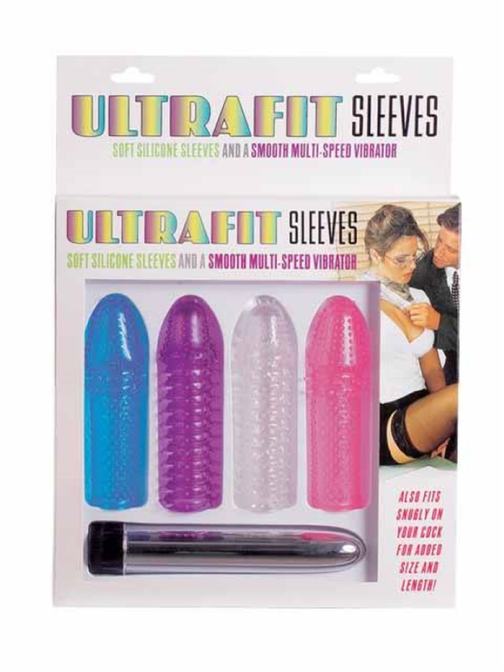 Ultrafit Sleeves Multi-Speed Vibator - 4lü Jel Vibratör Seti