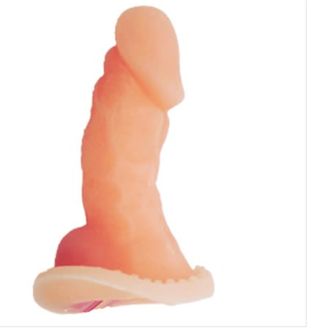 Xtra Sleve Ten Dokulu Realistik Penis Kılıfı Vantuzlu Dildo Penis