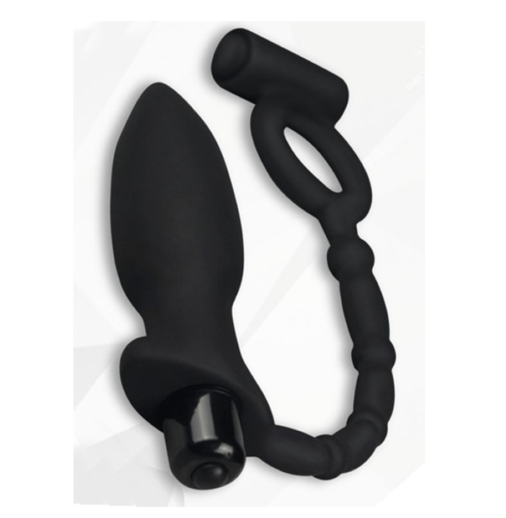 10 Titreşimli Penis Halkası ve Anal Plug Anal Vibratör