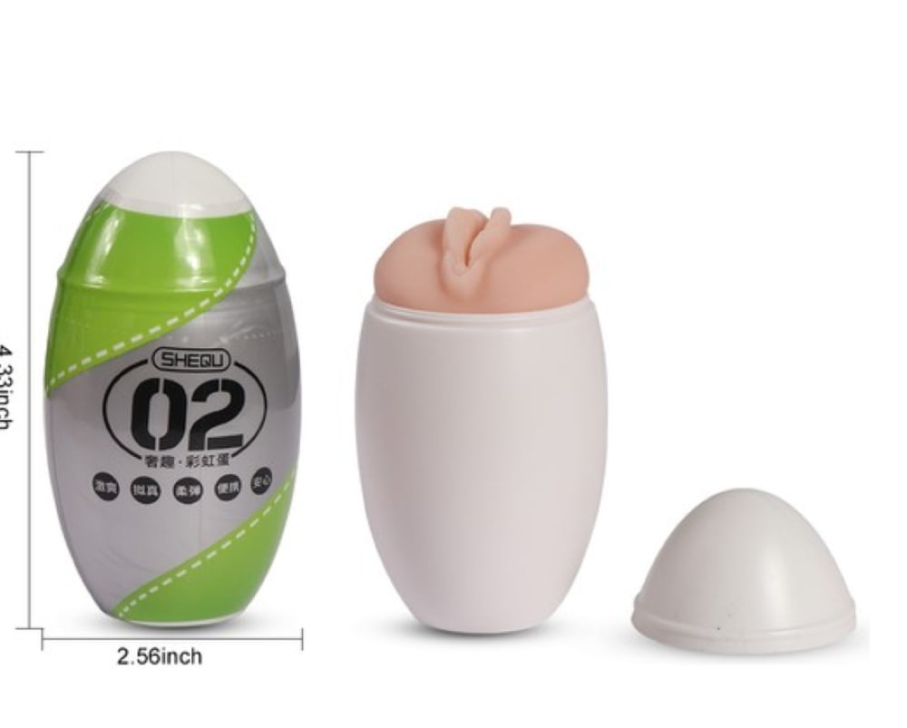 Mini Masturbator Yeşil Renkli Cep Vajinası Egg Mastürbatör