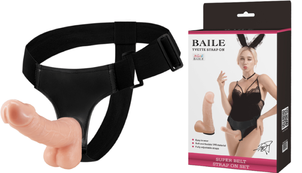Ultra 19 CM Gerçekçi Belden Bağlamalı Dildo Strapon Penis