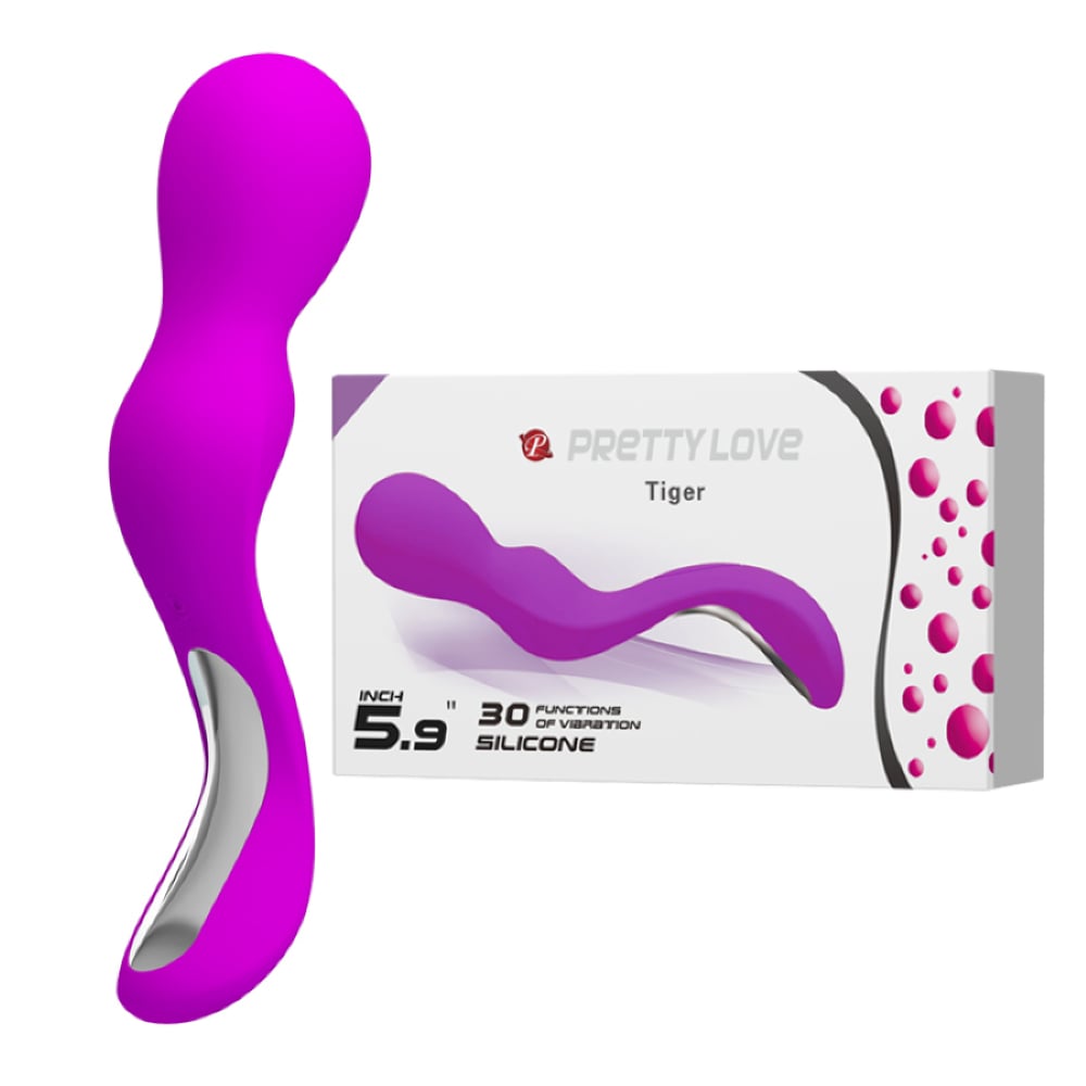 Tiger 17 CM 30 Titreşimli USB Şarjlı Teknolojik Vibratör Penis
