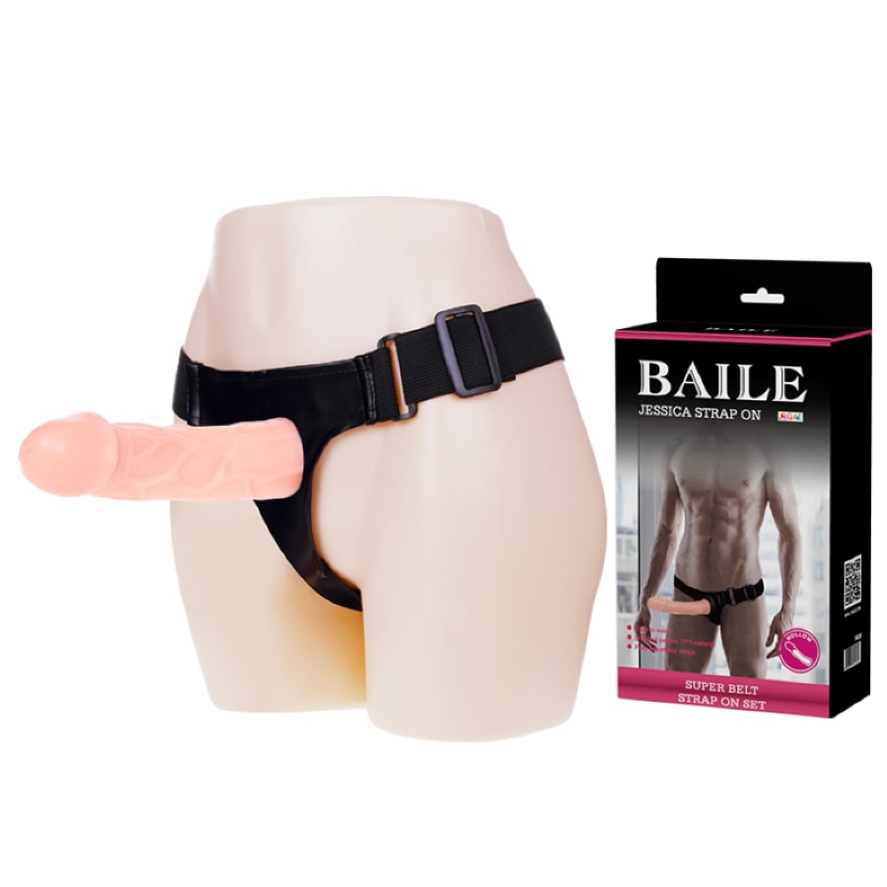 İçi Boş 16CM Belden Bağlamalı Penis Gerçekçi Realistik Protez