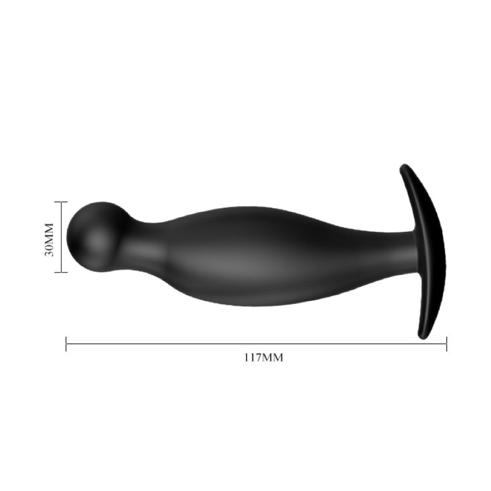 Pretty 12CM Zenci Anal Plug Anal Tıkaç Tıpa Stimülatör Anal Penis