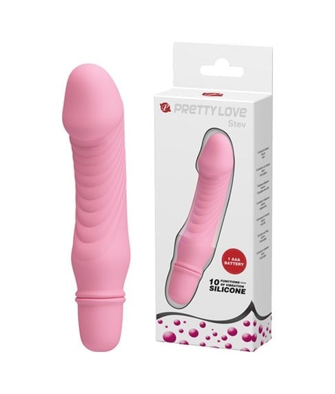 Pretty Love 10 Titreşimli Vibratör Anal Plug G-Spot Pembe Mastürbatör