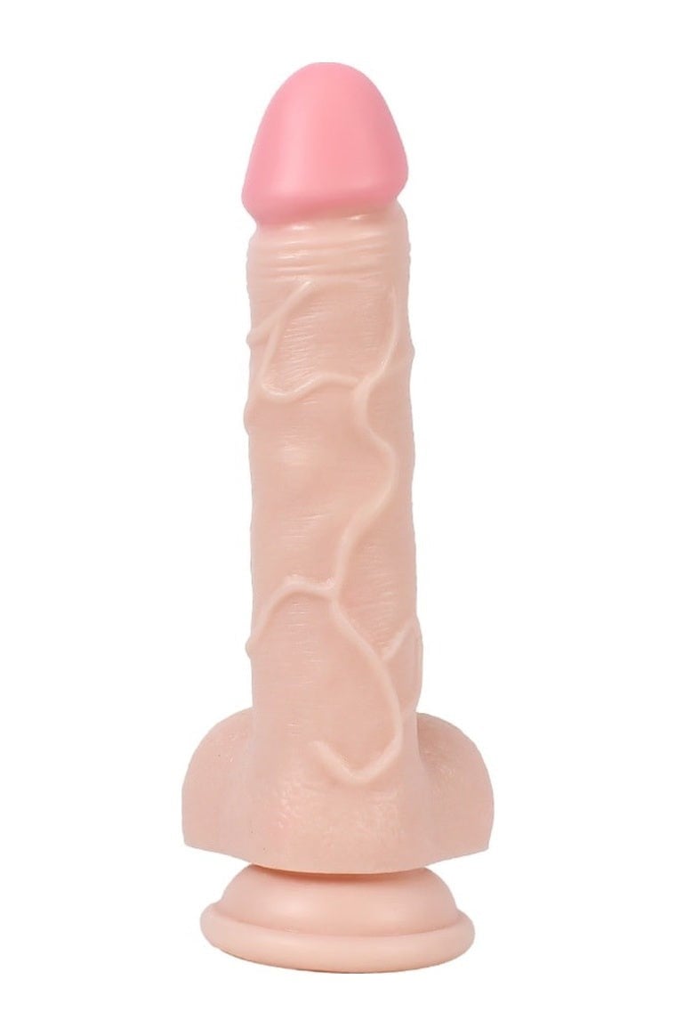 Xise Davids 20 CM Vantuzlu Gerçekçi Süper Realistik Ten Renkli Dildo