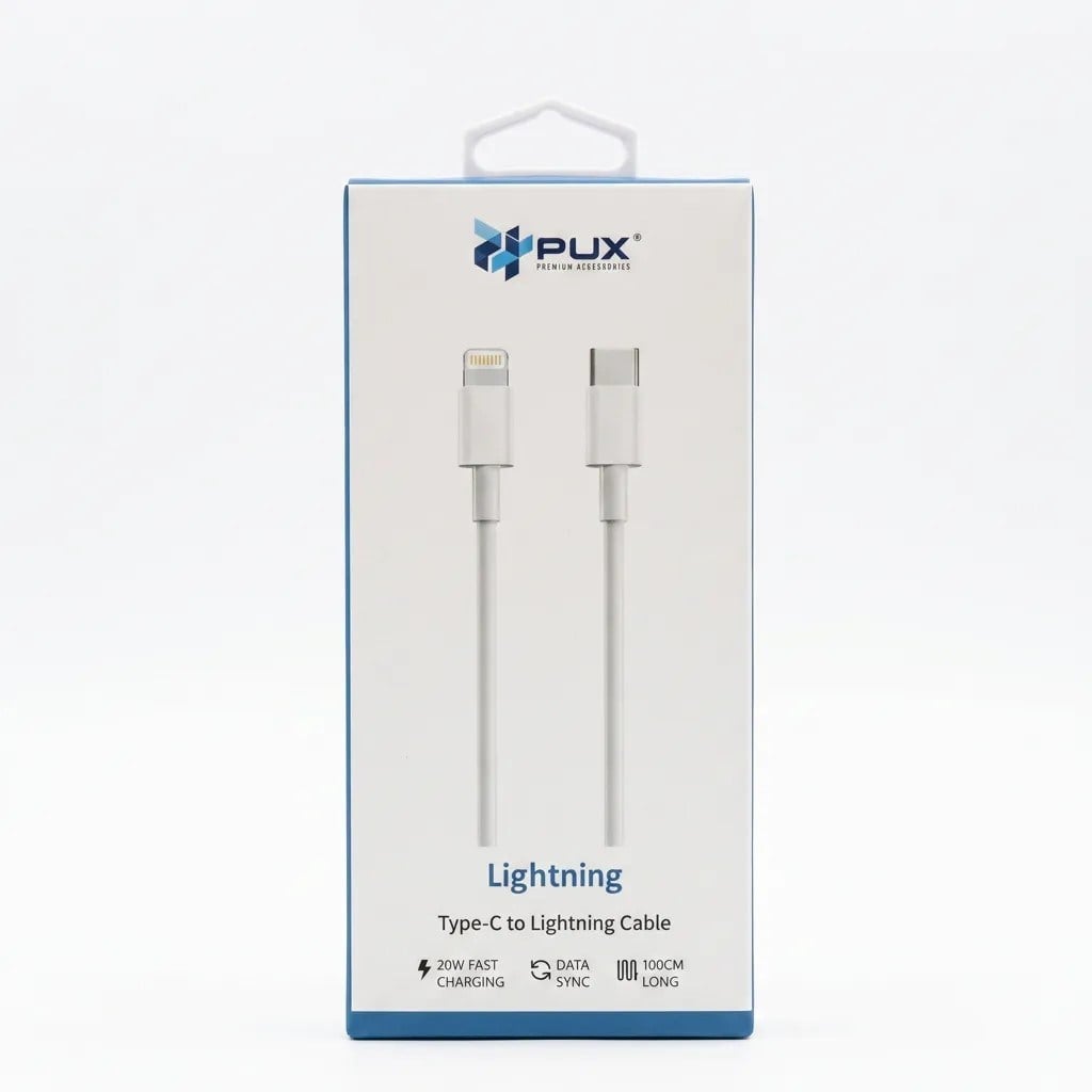KABLO LİGHTNİNG - TYPE-C TO LİGHTNİNG CABLE - 20W FAST CHARGING - 100 CM - 480 MBPS VERİ TRANSFER HIZI
