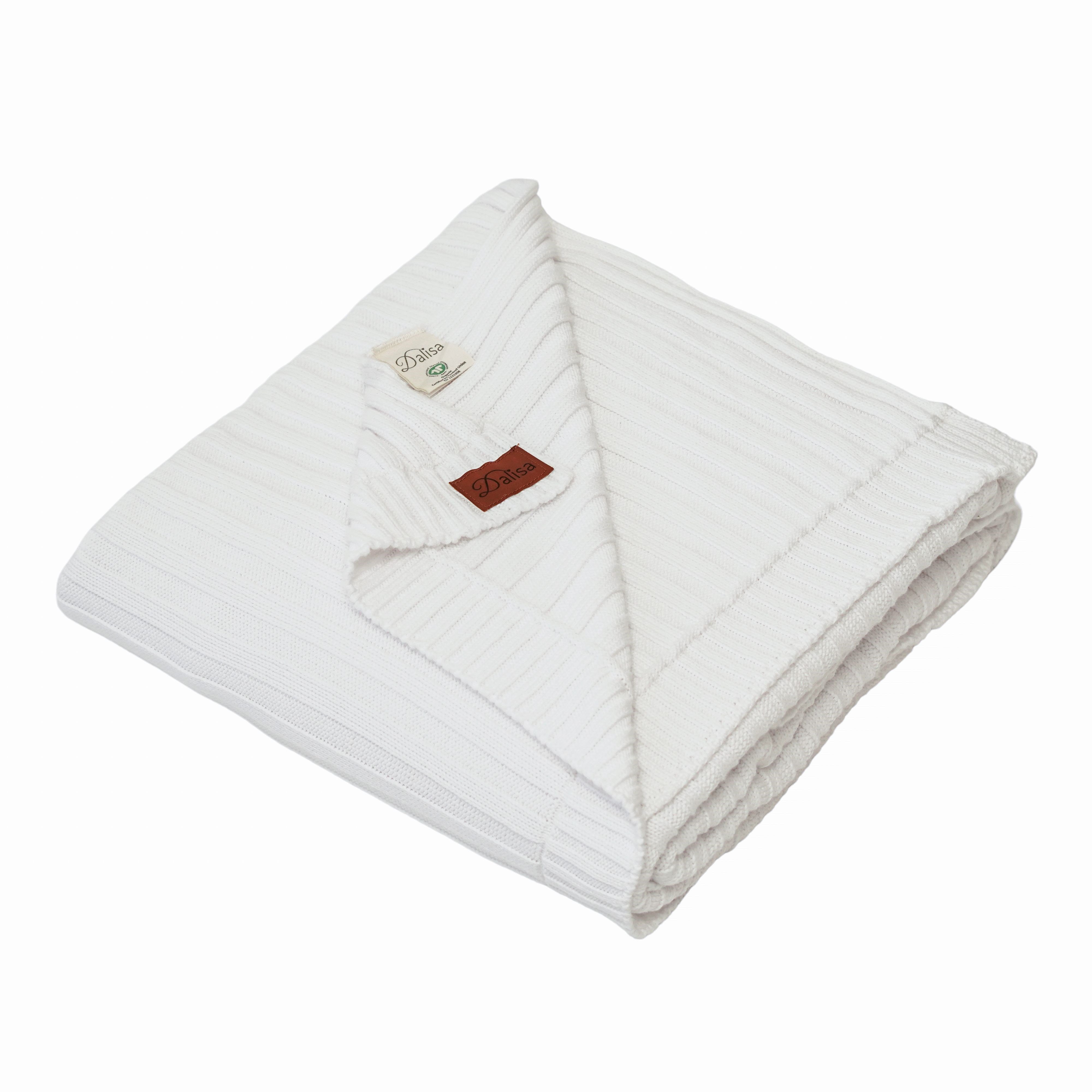 Denise %100 Organik Pamuk Triko Örtü, Dört Mevsim Koltuk Şalı ve Yatak Örtüsü, GOTS Sertifikalı