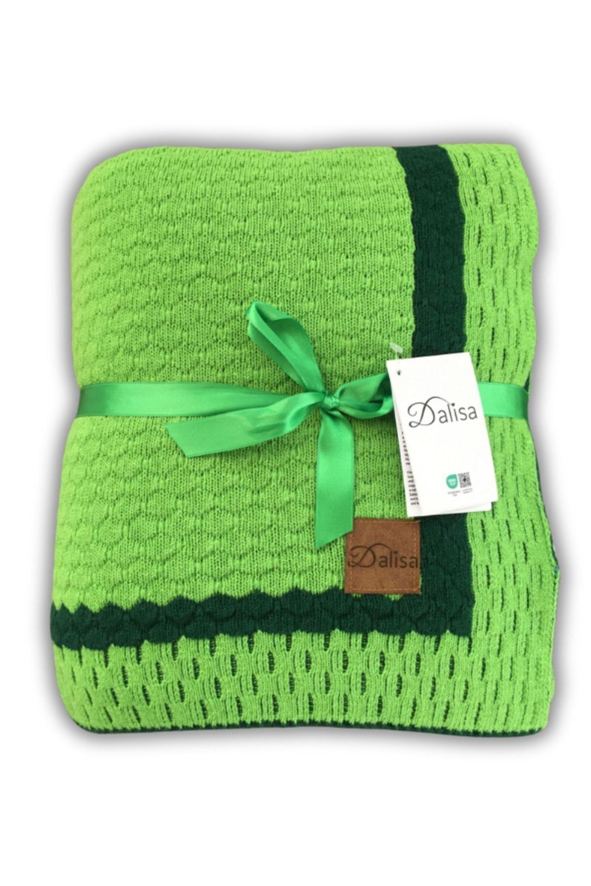 Shell Çift Taraflı Triko Örgü Diz Üstü Tv Battaniyesi, Çocuk Battaniyesi