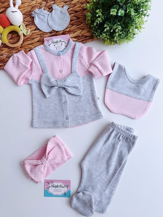 Fiyonk Detaylı 5Parça Hastane Çıkışı