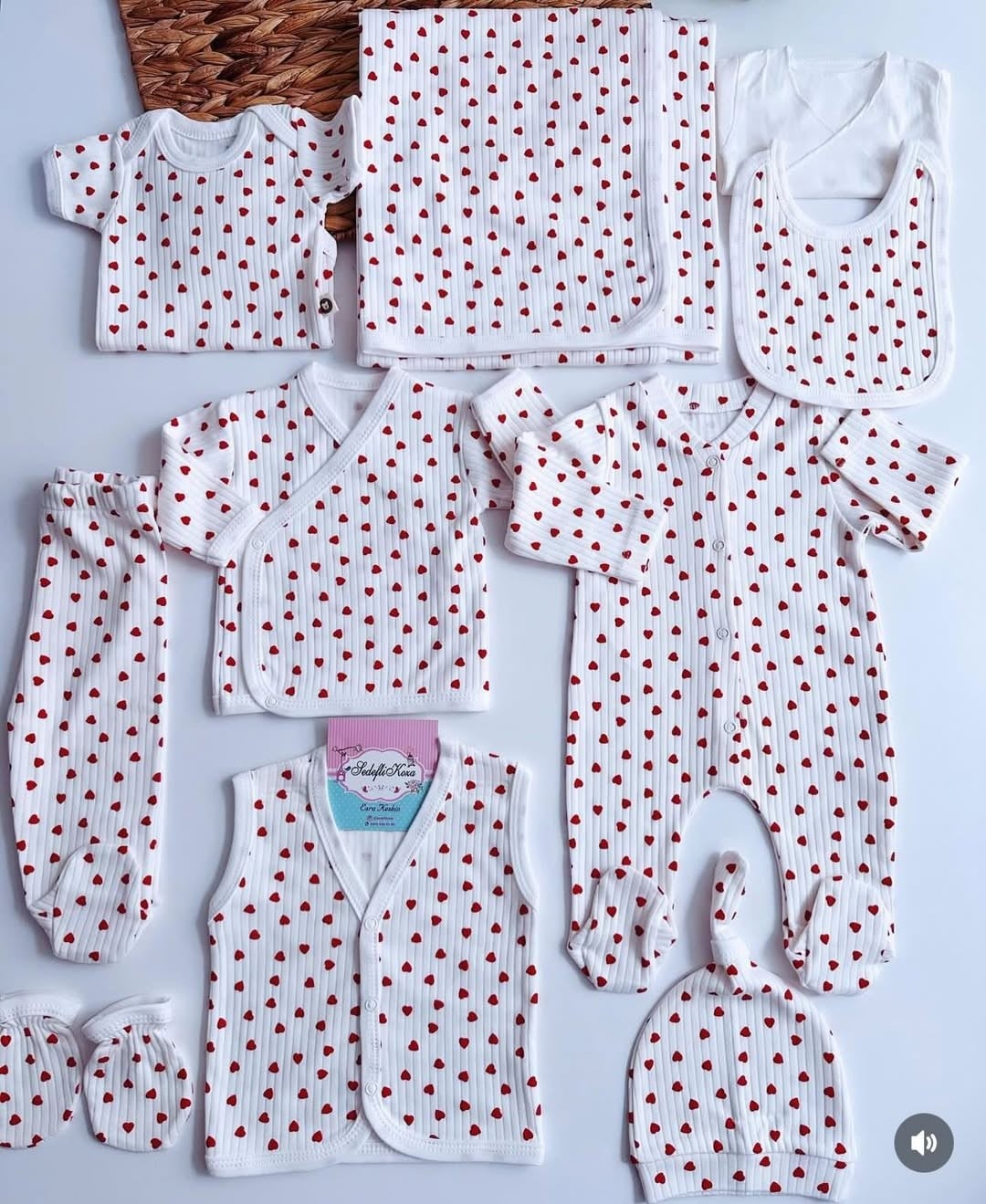 minik kalp 10 parça tam set hastane çıkışı