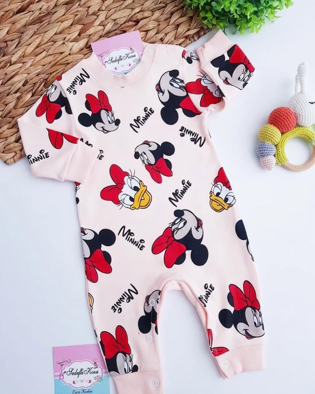 Minnie Desenli Pudra Tulum