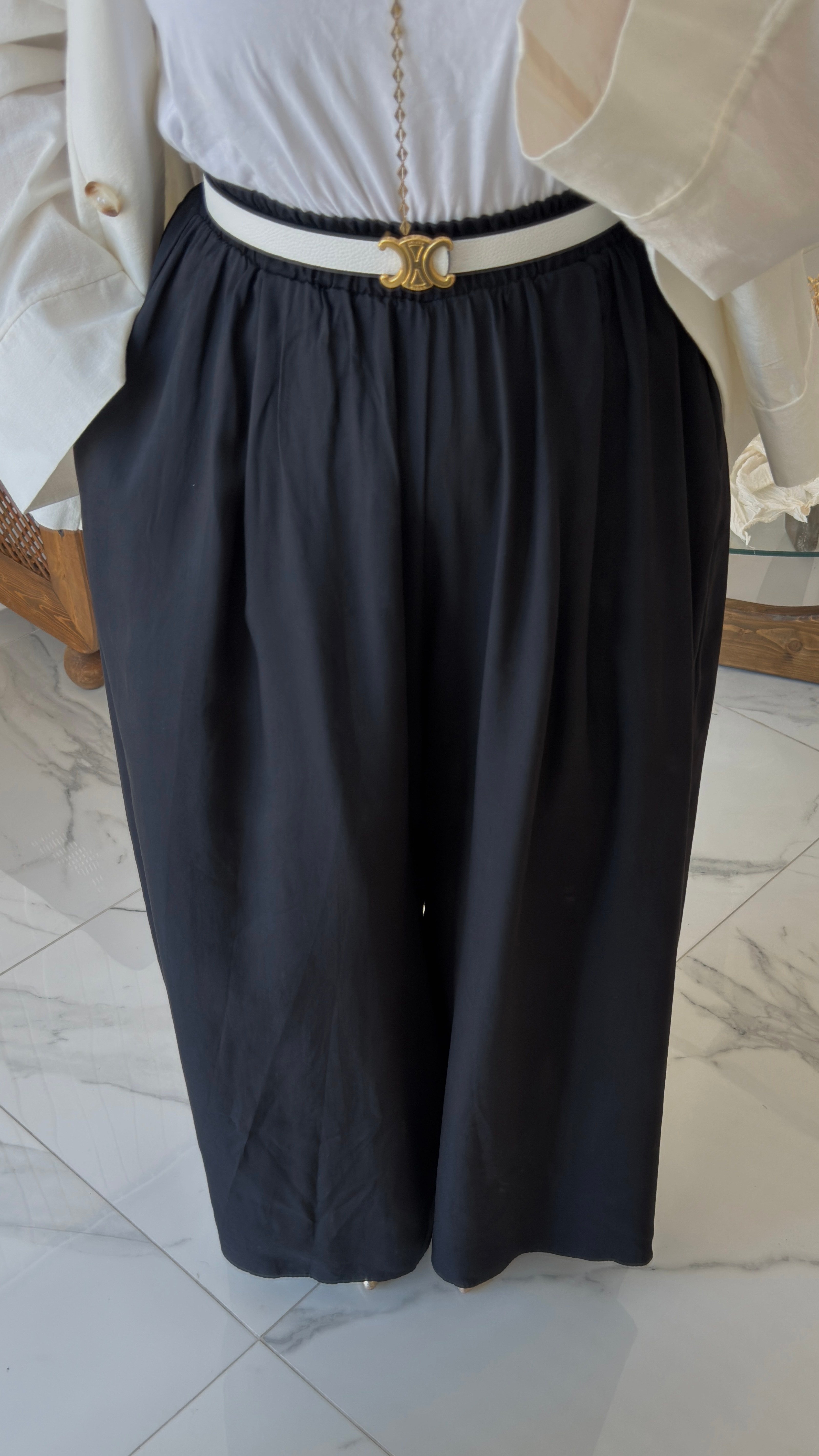 Etek Pantalon (siyah)