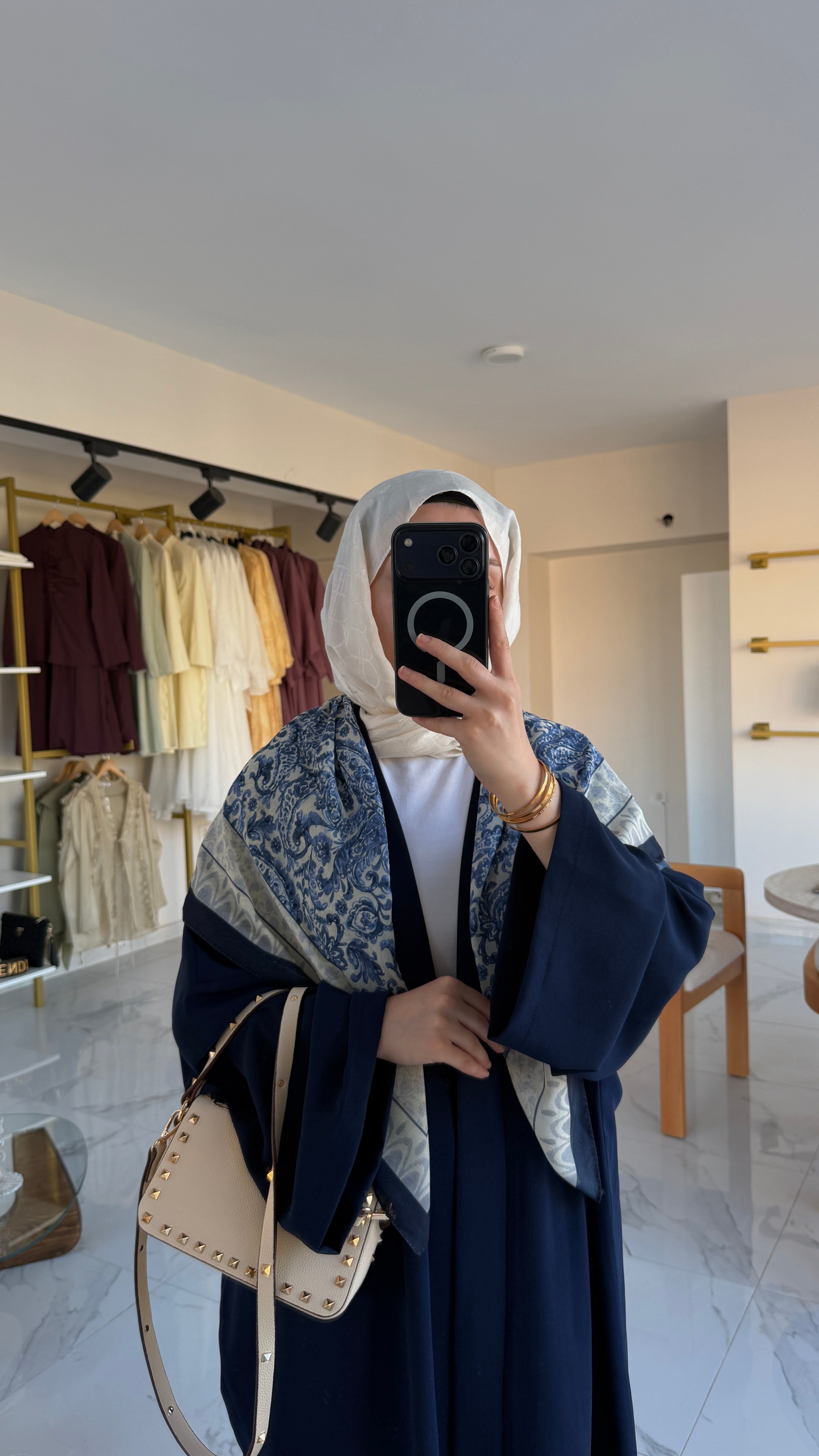 Noir Abaya (Lacivert)