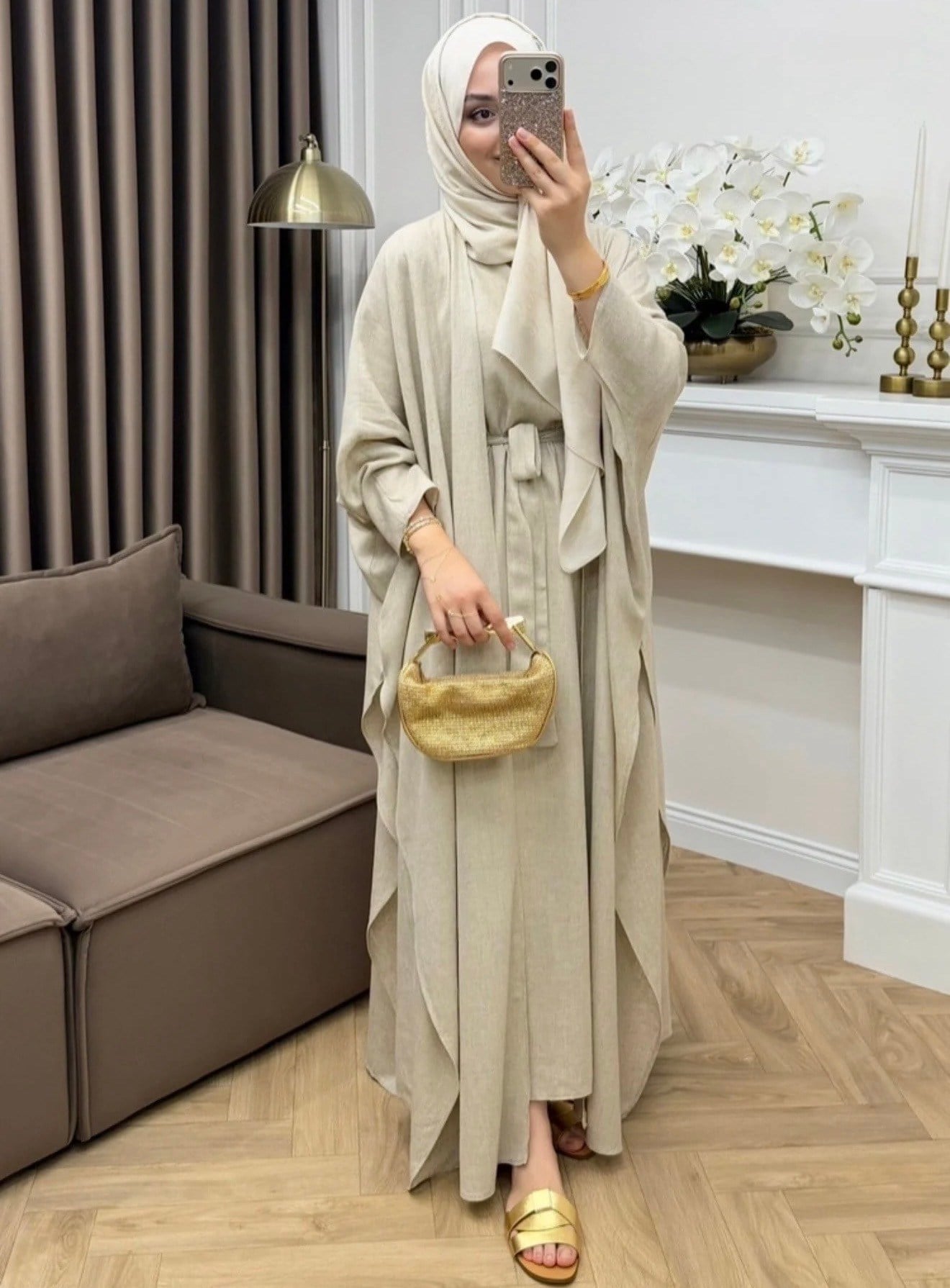 Noir Abaya Takım