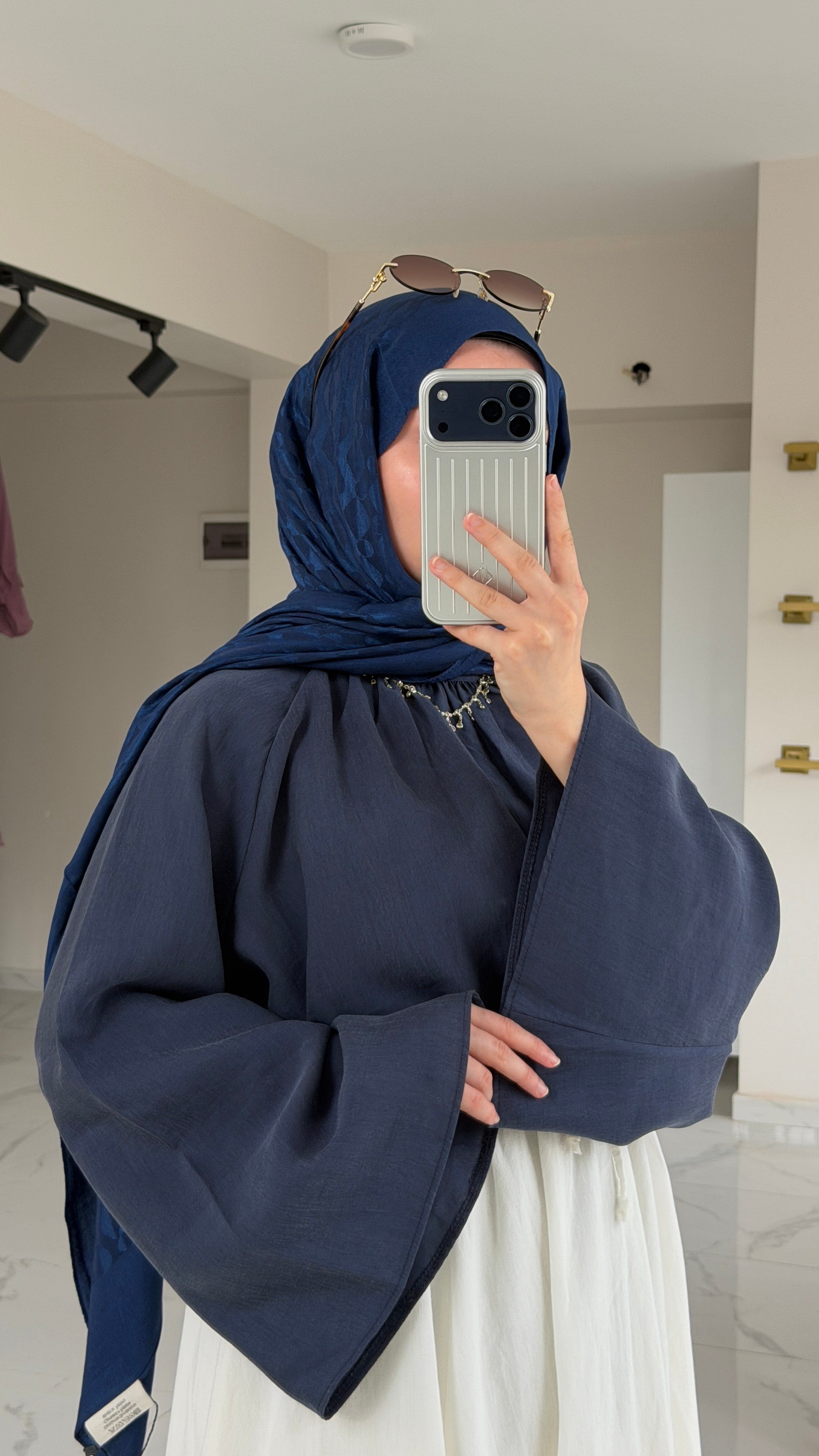 Reglan Salaş Tunik (Lacivert)
