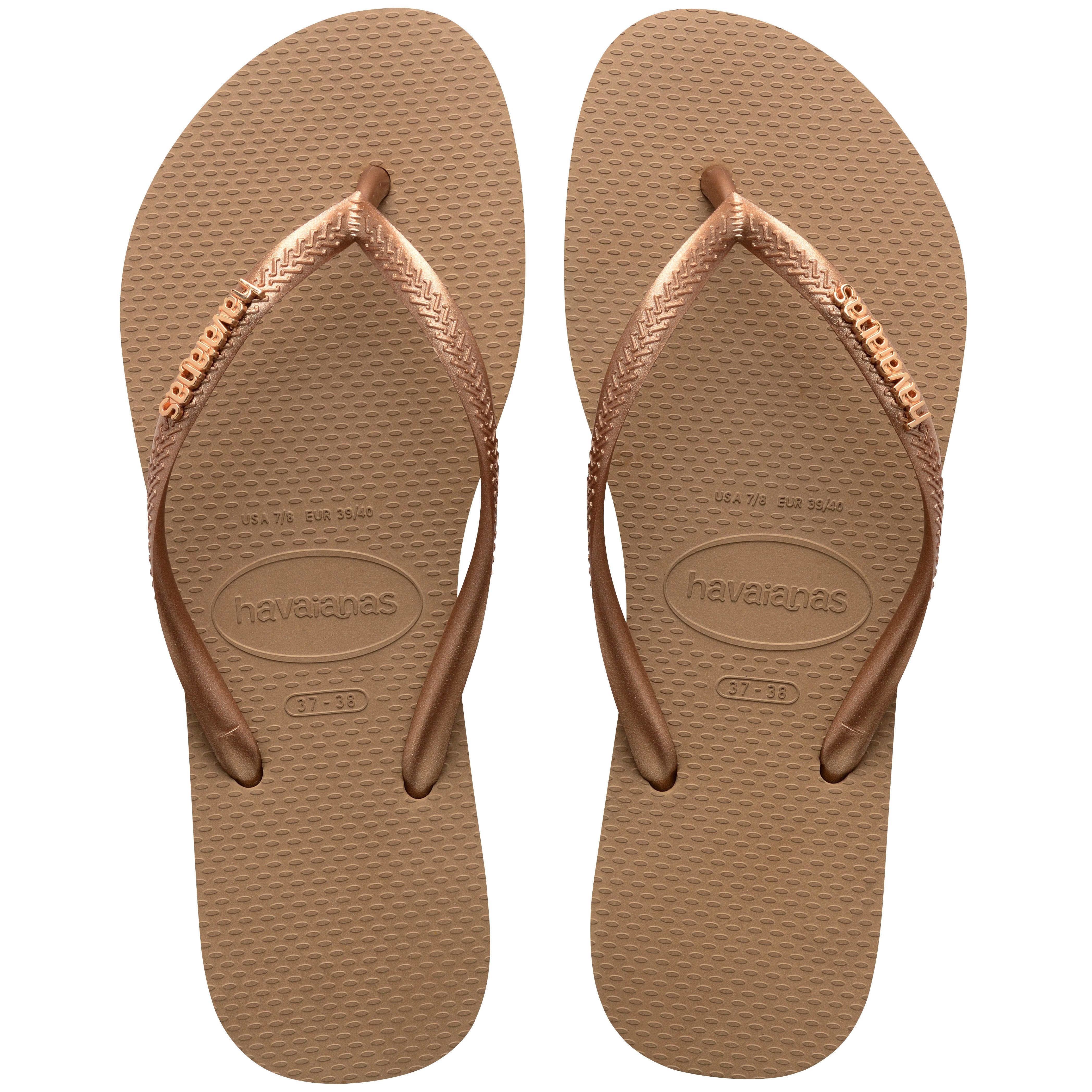 HAVAİANAS SLIM LOGO METALLIC PARMAK ARASI TERLİK 4119875