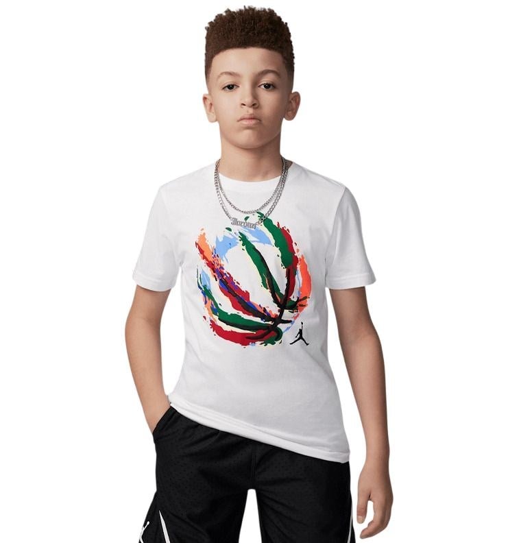 NIKE JORDAN JDB BBALL FIRE SS TEE ERKEK ÇOCUK TİŞÖRT
