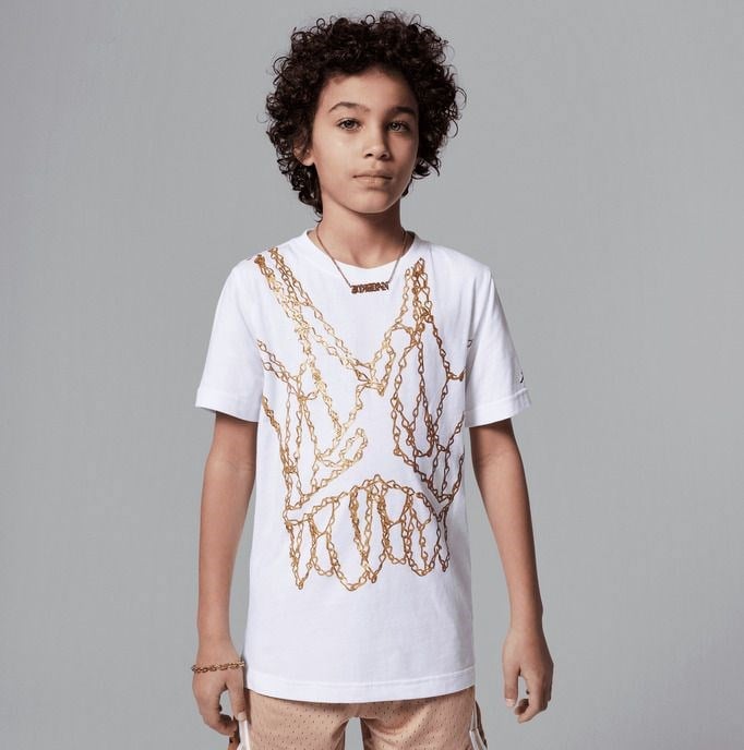NIKE JORDAN JDB MJ BRAND JM CHAIN SS CREW ERKEK ÇOCUK TİŞÖRT