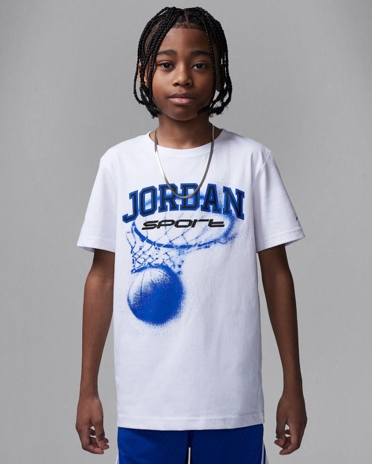 NIKE JORDAN JDB MJ SPORT HOOP DF SS TEE ERKEK ÇOCUK TİŞÖRT