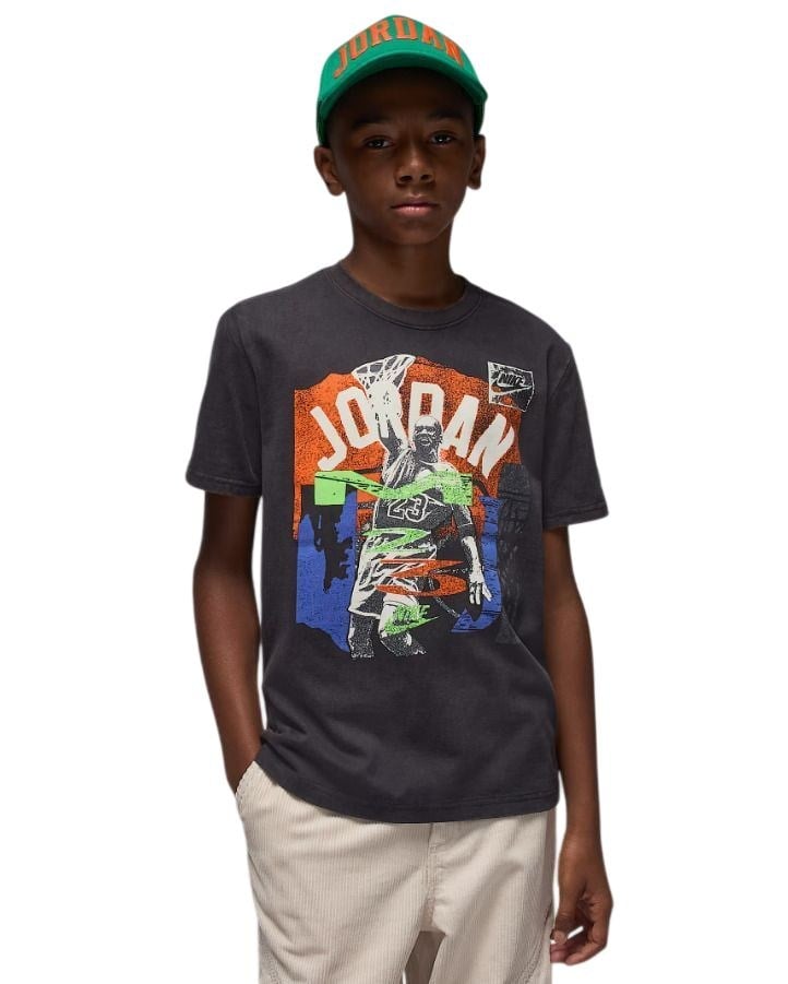 NIKE JORDAN JDB MJ THROWBACK SLAM SS TEE ERKEK ÇOCUK TİŞÖRT  95F225
